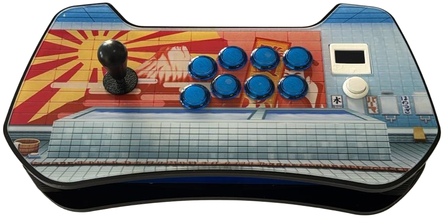 Şeffaf tuşlu hazır arcade joystick modeli