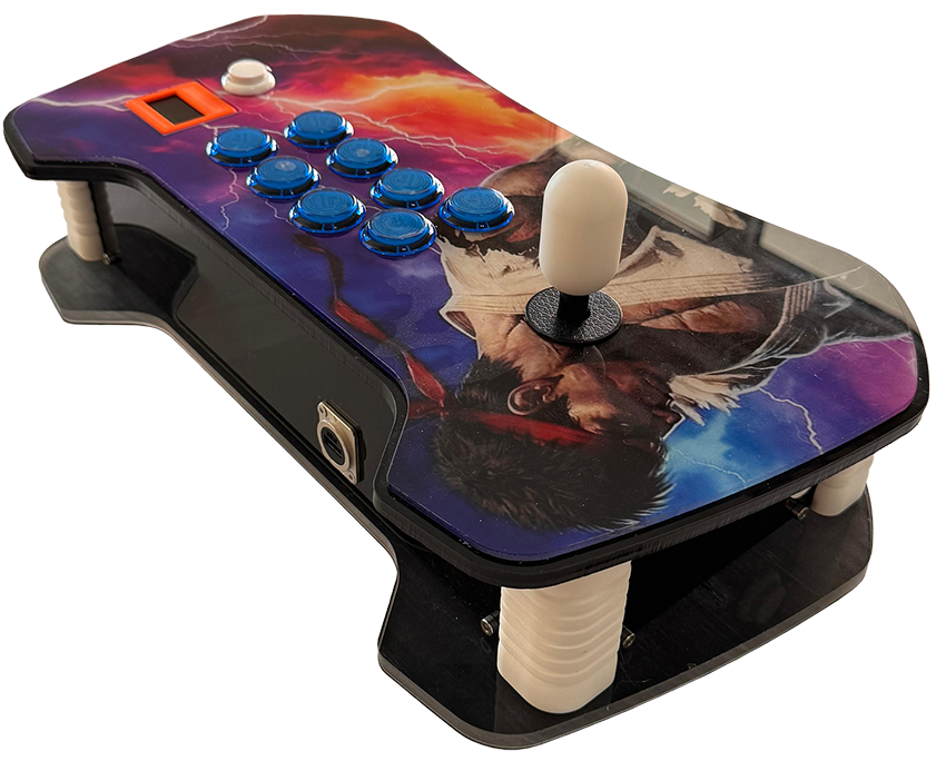 Ryu Temalı Qanba joystick galeri görseli
