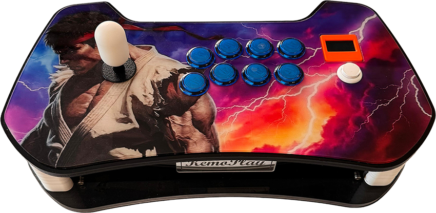 Ryu Temalı Qanba joystick galeri görseli